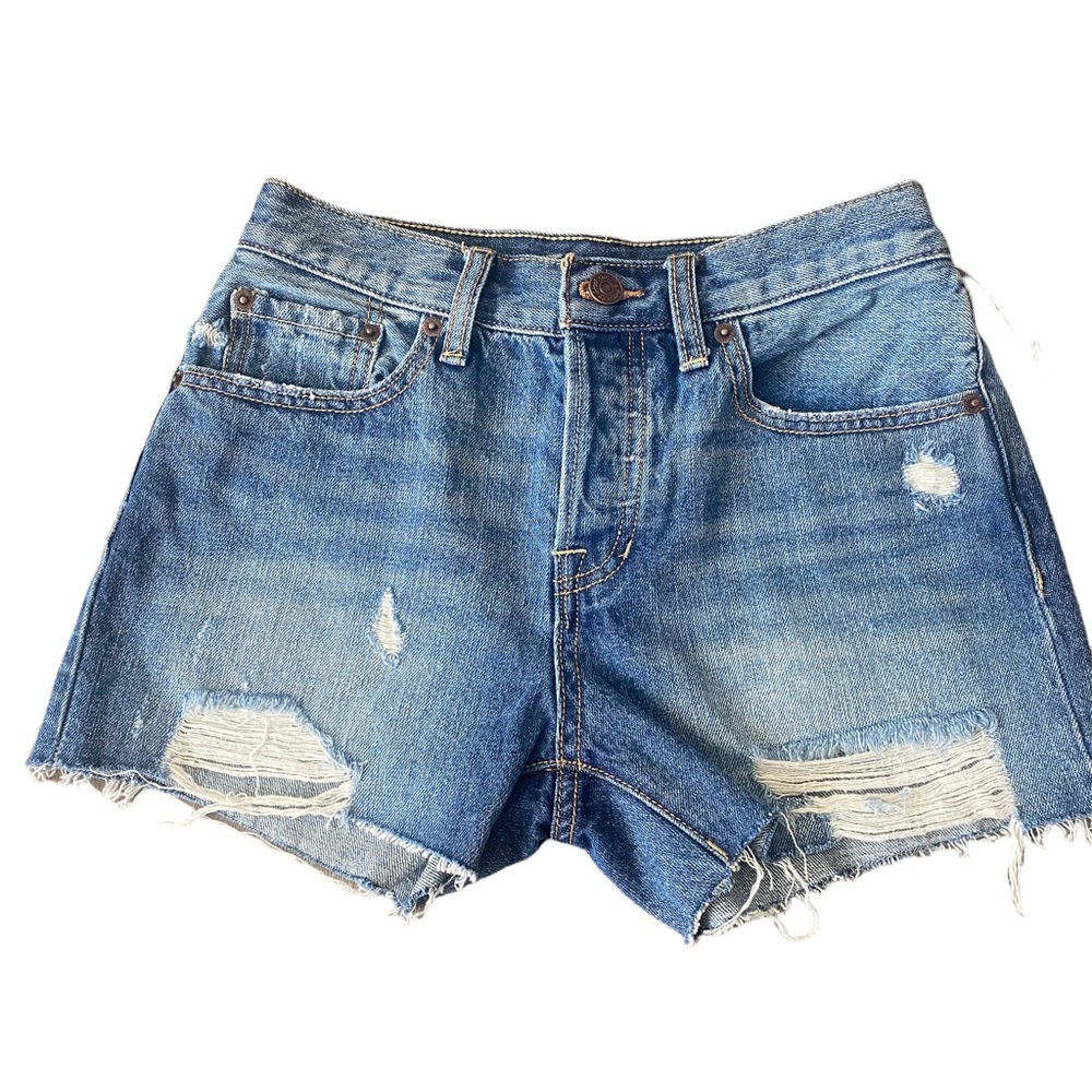 We The Free High Waist Denim Shorts 24” Waist
